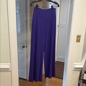 Moschino Wide-Leg Pants in Bold Purple